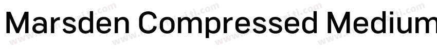 Marsden Compressed Medium字体转换
